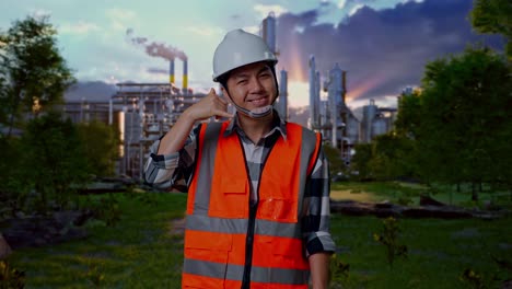 trabajador en una fábrica