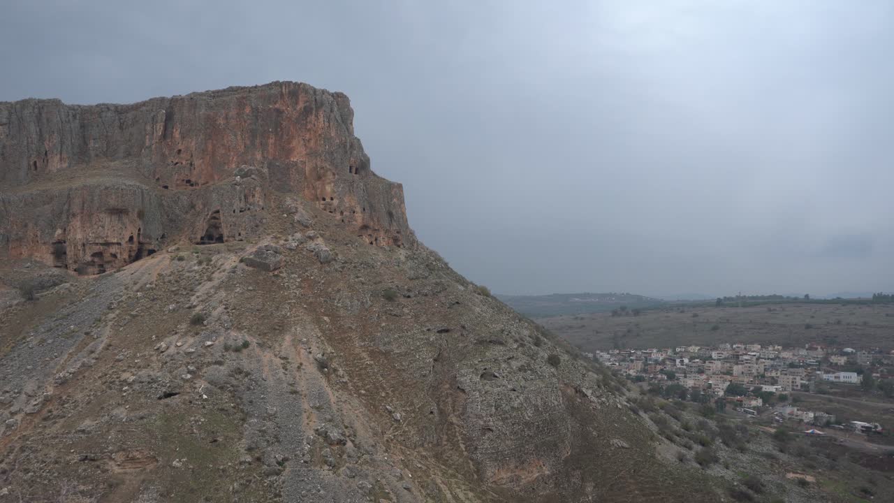 hermosa vista desde el monte arbel israel