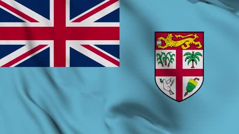 la bandera de fiji es una animación sin fisuras.