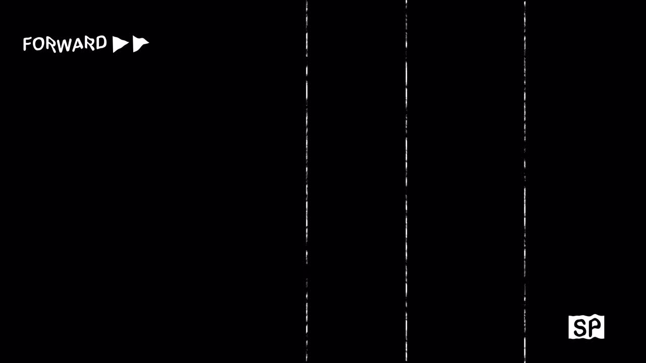 Retro VHS Fast Forward Glitch Screen Overlay