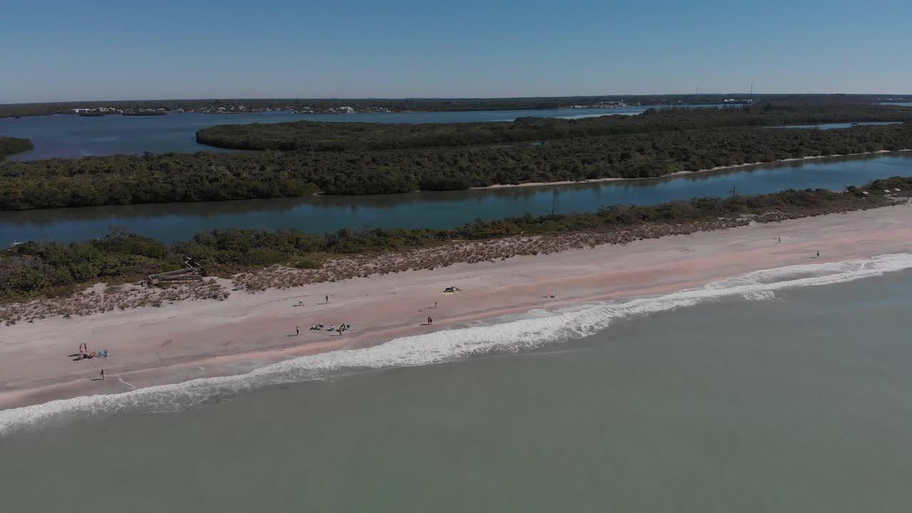 toda la costa de stump pass state park beach y los cayos circundantes, incluido el sur de venecia, florida, ee.uu.