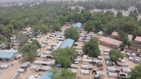 campamentos de desplazados internos en el estado de borno, nigeria, áfrica