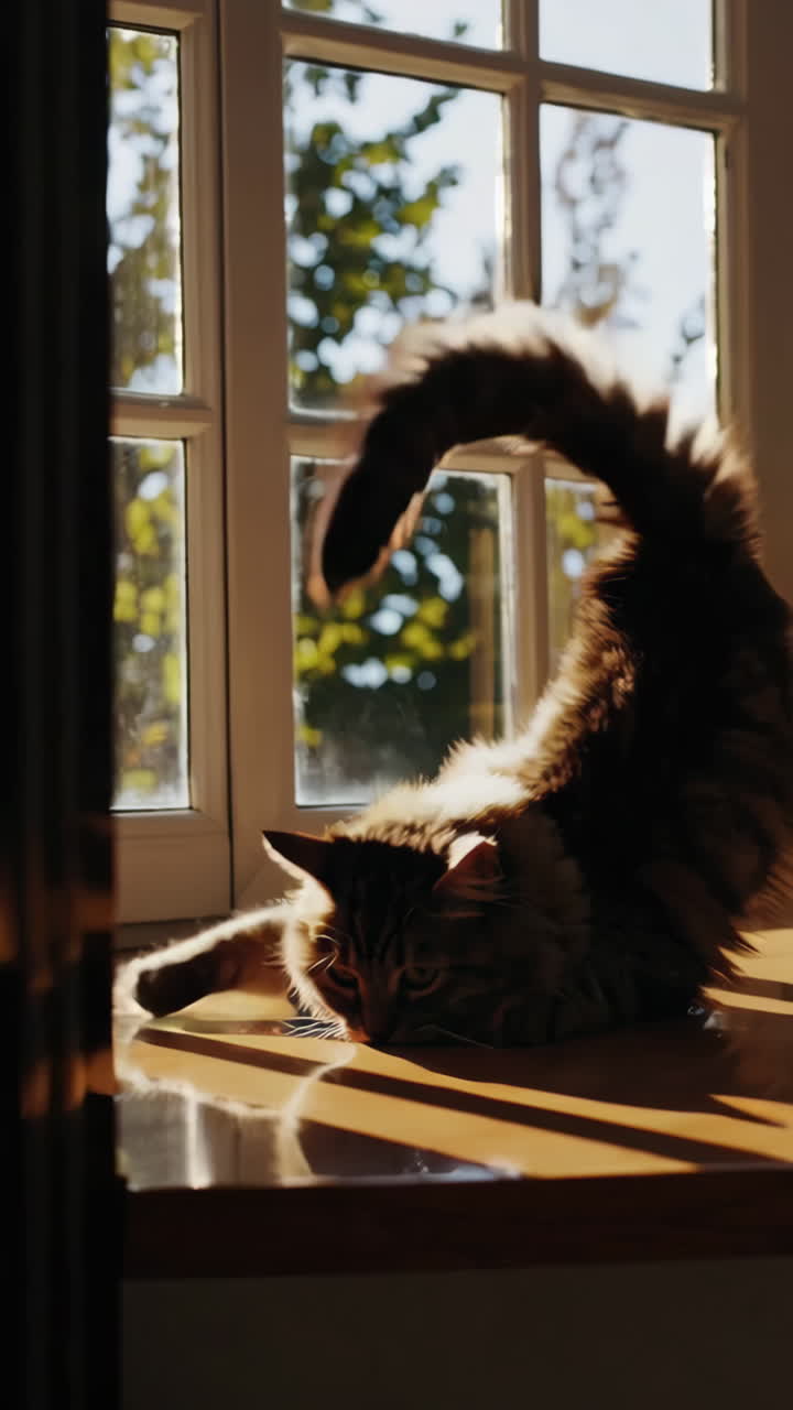Cat at a window