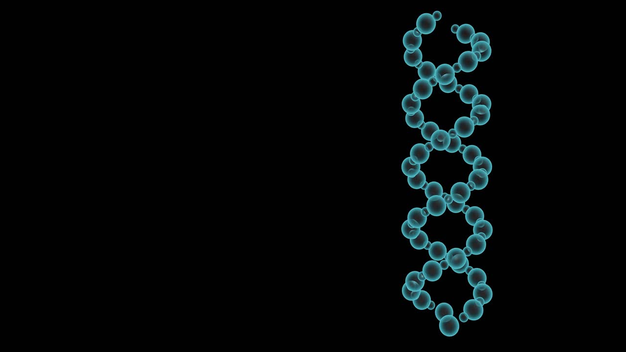 estructura de adn de molécula generada digitalmente sin costuras