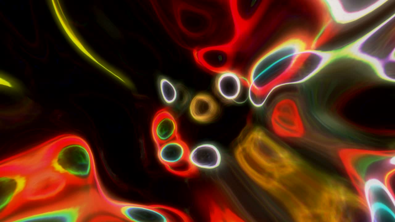 movimiento abstracto, colorido y suave infinito o bucle sin costuras.