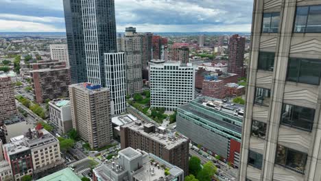 Edificio-De-Oficinas-De-Apartamentos-Rascacielos-En-Jersey-City-New-Jersey-Nj,-Al-Otro-Lado-Del-Río-Desde-Manhattan