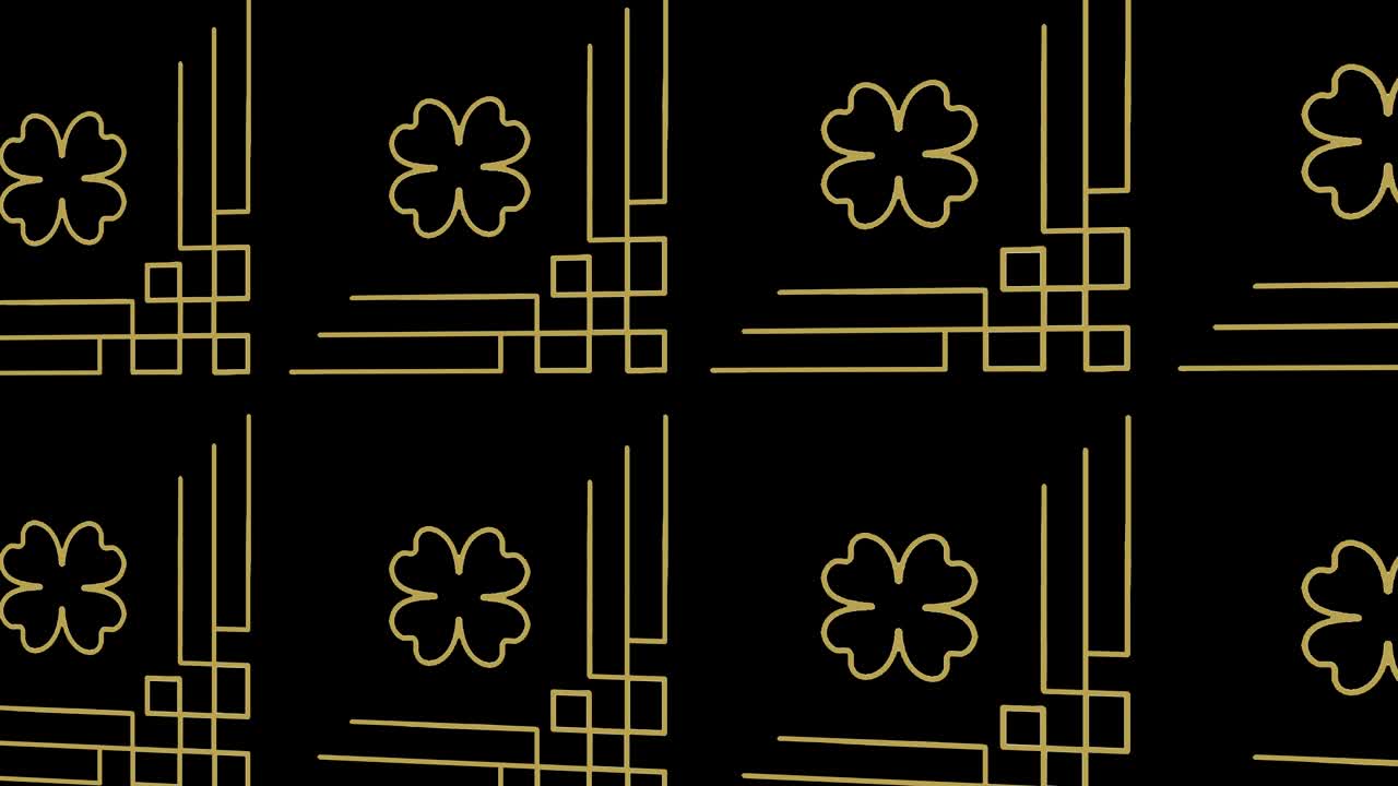 imágenes de video de fondo con motivo de art déco dorado y texturas para la composición de video