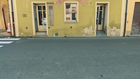 a picturesque building facade in cuneo, italy