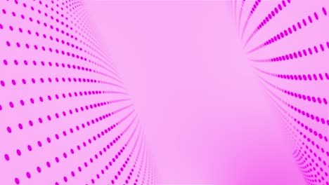 patrón de animación de 3 puntos movimiento gráfico movimiento redondo diseño de fondo geométrico abstracto efecto visual rosa pastel