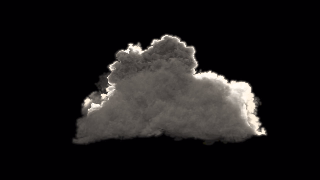 폭발 연기 구름