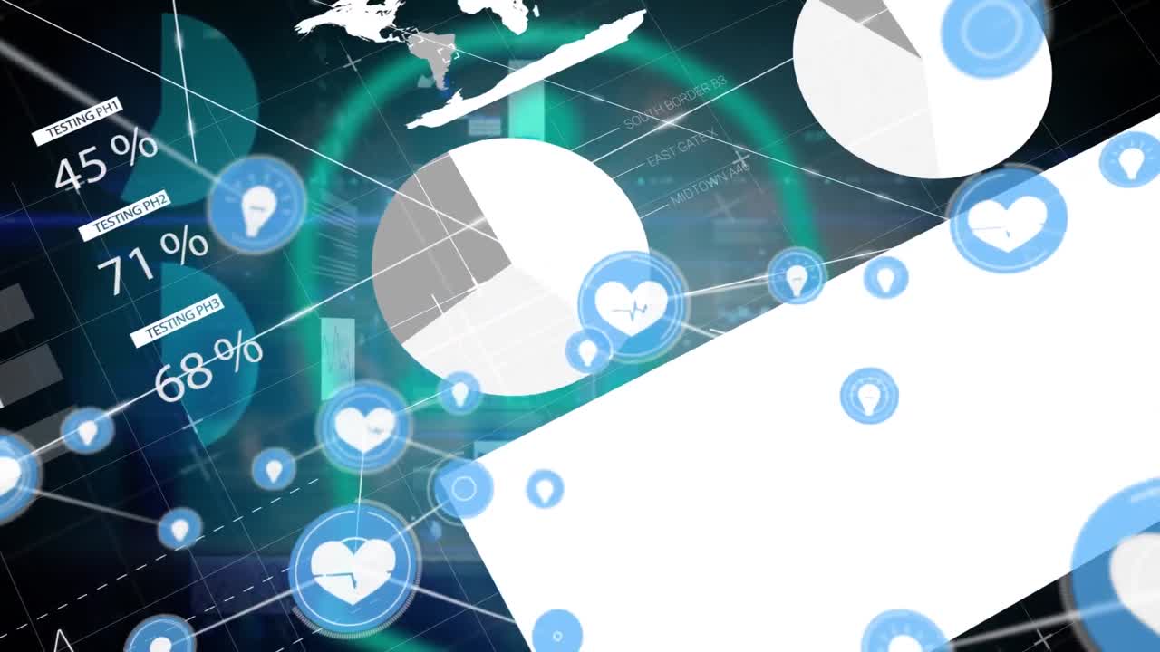 디지털 아이콘 네트워크의 애니메이션과 인간의 머리 모델에 대한 통계 데이터 처리