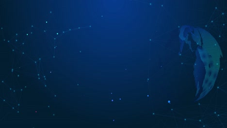 digital world cryptocurrency network concept blockchain data internet security system computer
