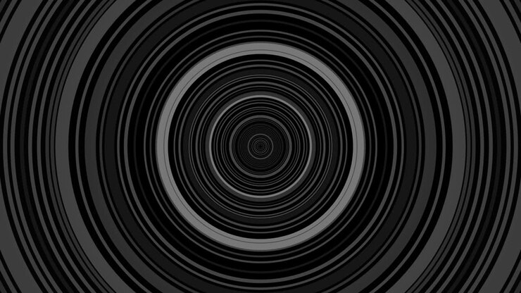 Blacks and greys circles background animation