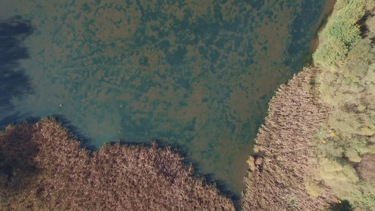 lago a ciudad y montaña