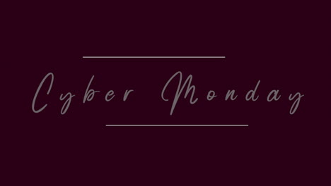 Cyber-Monday-in-frame-on-brown-modern-gradient