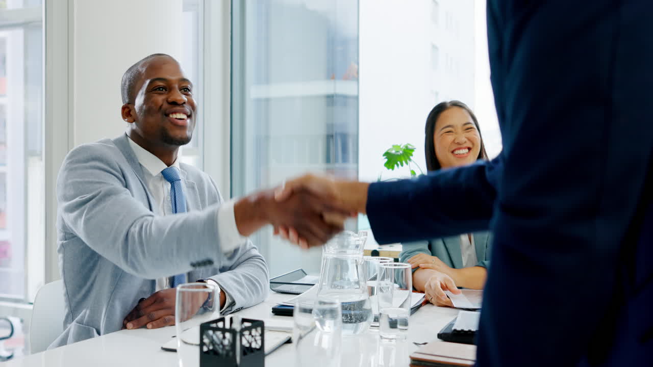 Handshake, clients meeting