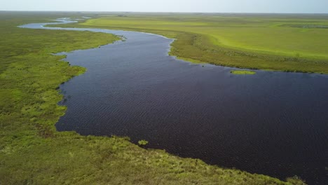 Wetlands-of-northeast-Argentina-shooted-with-drone