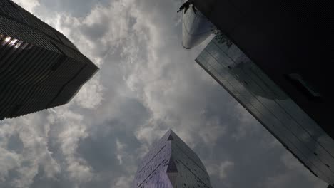 day time guangzhou city downtown famous skyscrapers panorama 4k china
