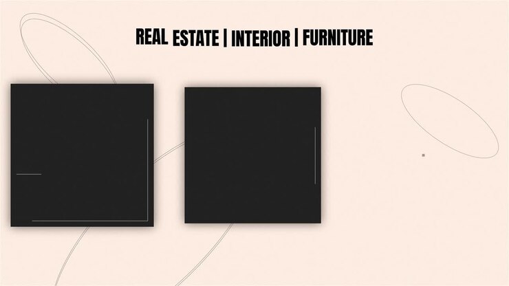 Promoção de imóveis, interiores e móveis