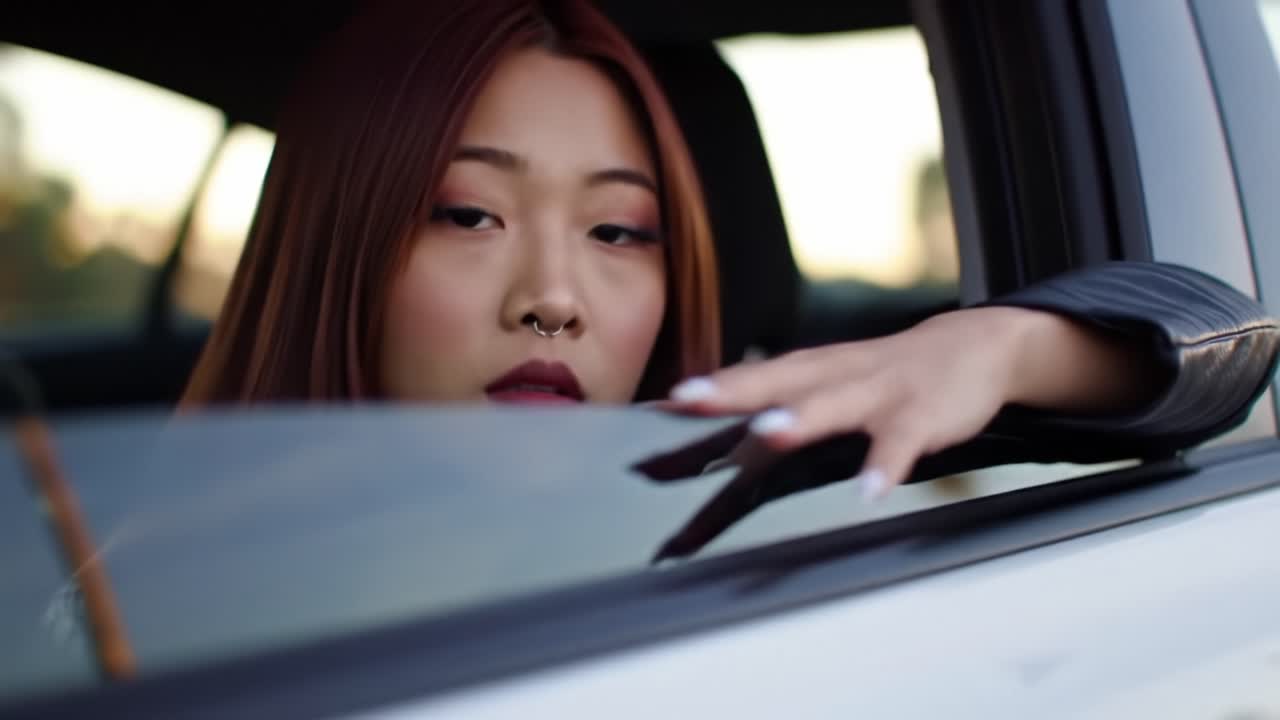 A Thoughtful Moment: Capturing the Essence of Reflection Through the Window - An Introspective Portrait of Beauty and Calmness