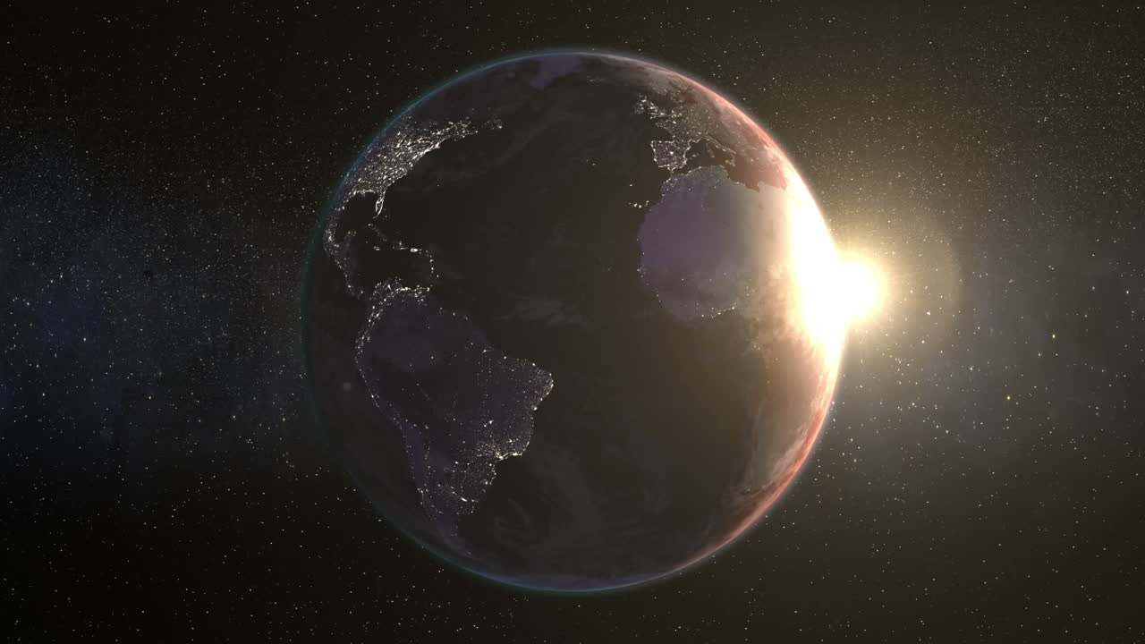 지구 와 태양 의 그림