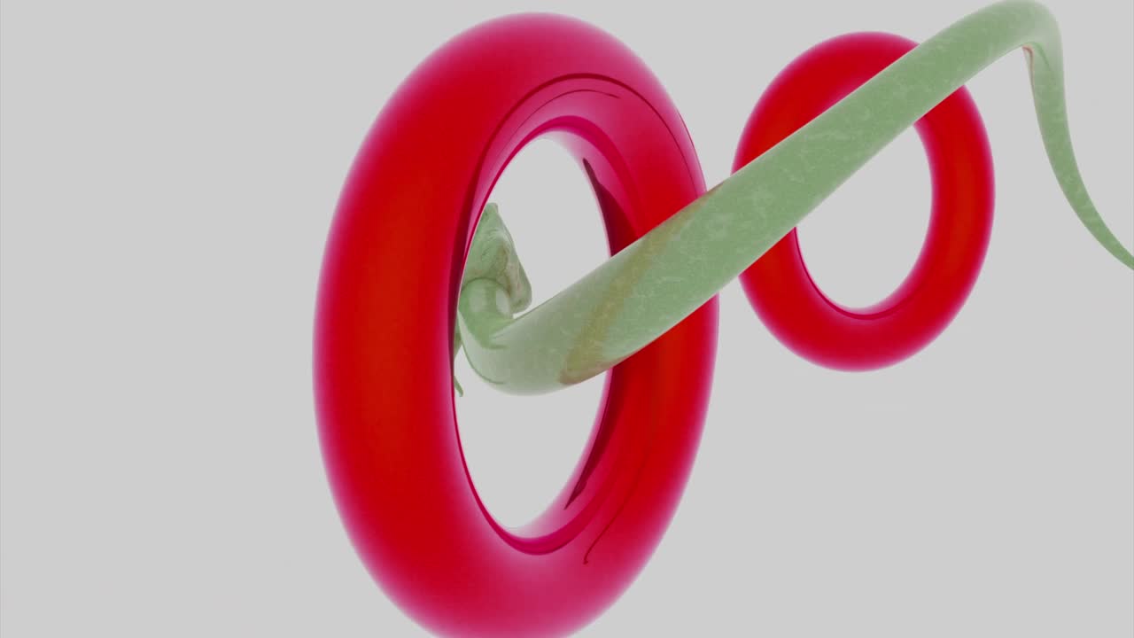 dragón de cuento de hadas asiático mágico volando a través de anillos aislados en un fondo blanco. diseño. animal de tipo oriental tradicional animado que se parece a un pequeño dragón o una serpiente que vuela a través de los círculos.