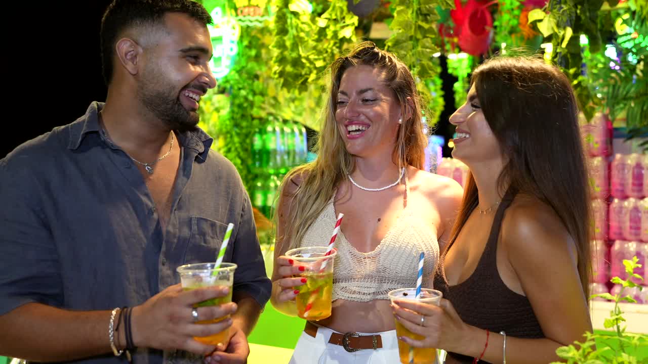 People Celebrating with Drinks