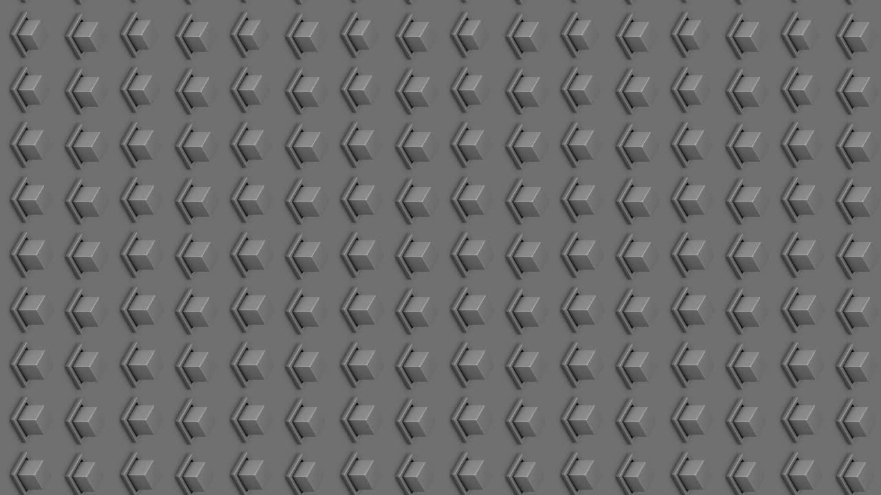 Abstract isometric background gray cubes buttons vertical waves motion