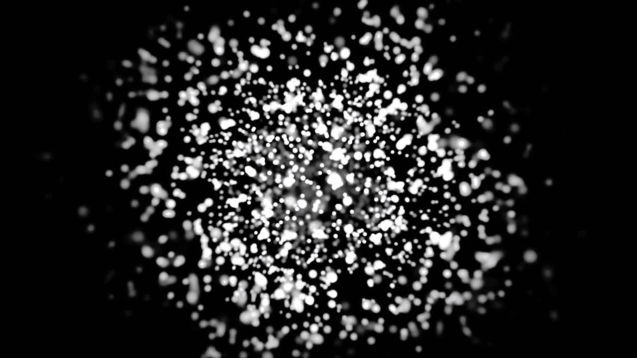 абстрактный взрыв частиц