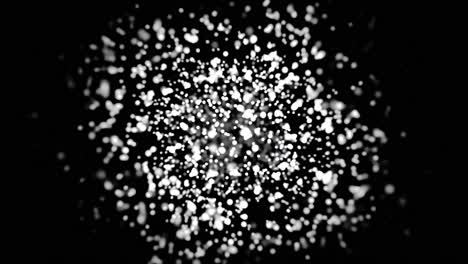 abstract particle explosion