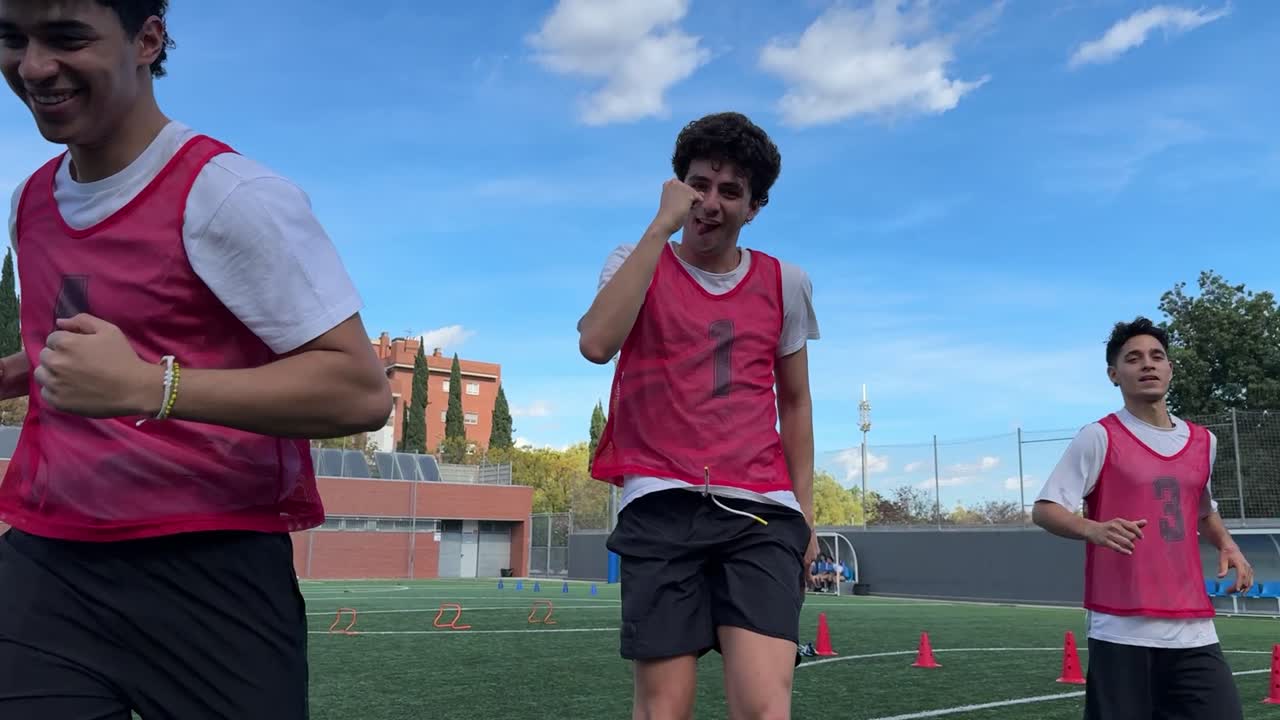 Youth Soccer Team Training