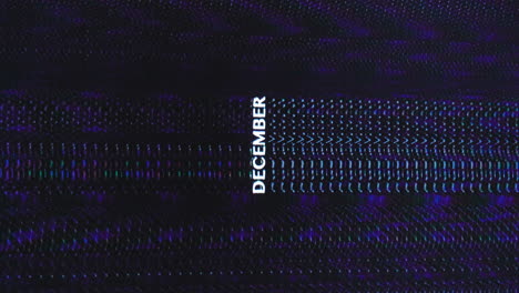 Vertical-of-December-word-in-white-text-against-dark-retro-VHS-emulator-background