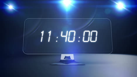 Countdown to 0 on computer screen
