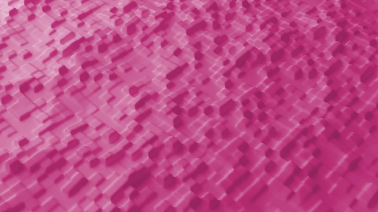 Abstract background with purple grid smooth squares. Cell structure surface. Modern background template for documents, reports and presentations. Seamless loop 3d animation of 4K