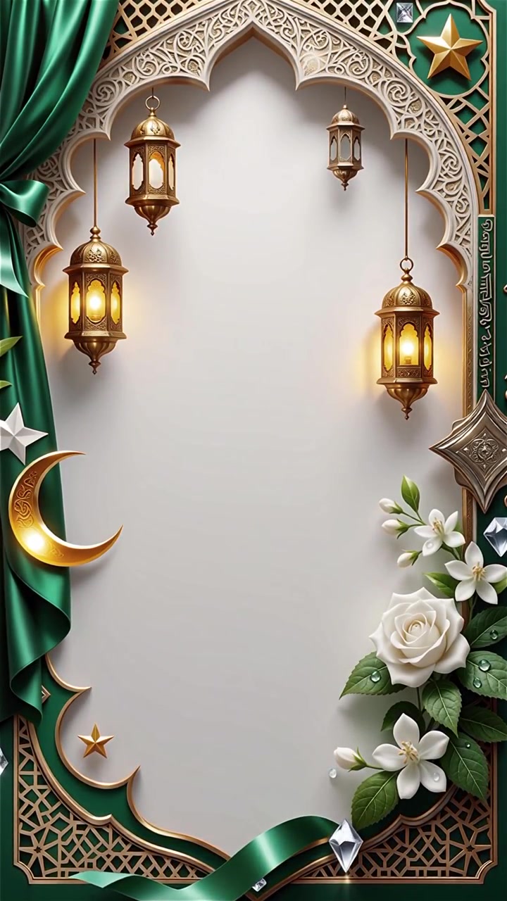 Compleanno del Profeta Maometto Mawlid al-Nabi Sfondo Islamico