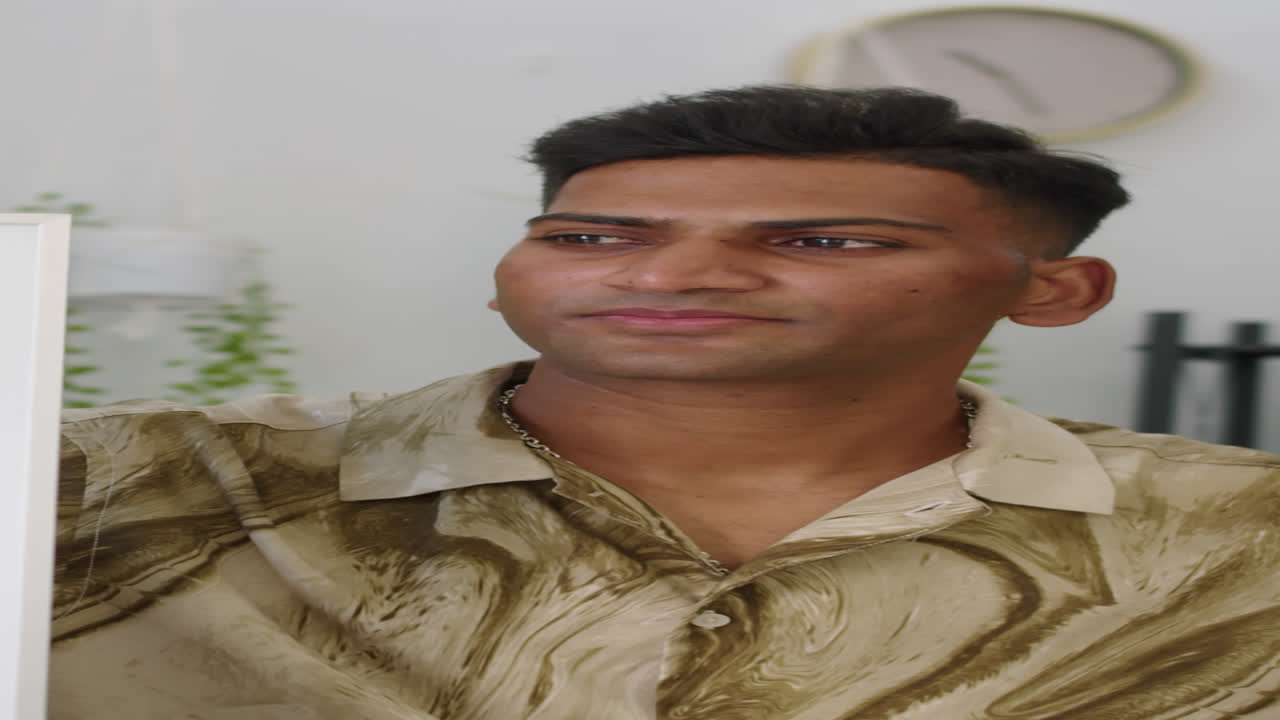 Young Indian Businessman in Office