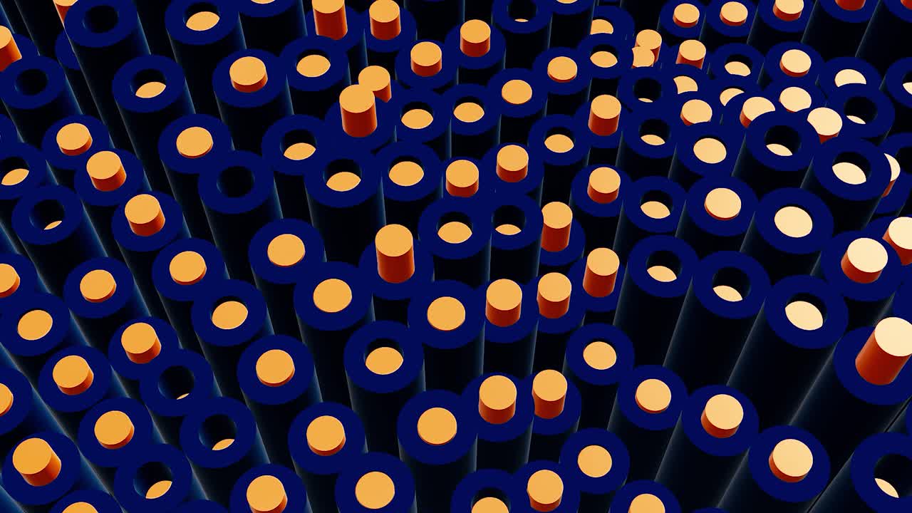 patrón geométrico abstracto de los cilindros