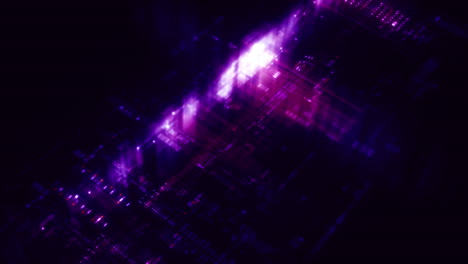 matriz de visualización de pantalla futurista, telemetría de datos digitales de alta tecnología con números encriptados, visualización de fondo dinámico para el formato de visualizacion de pantalla de escritorio de computadora