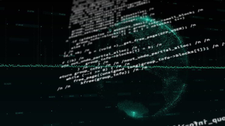 Animation of financial data processing