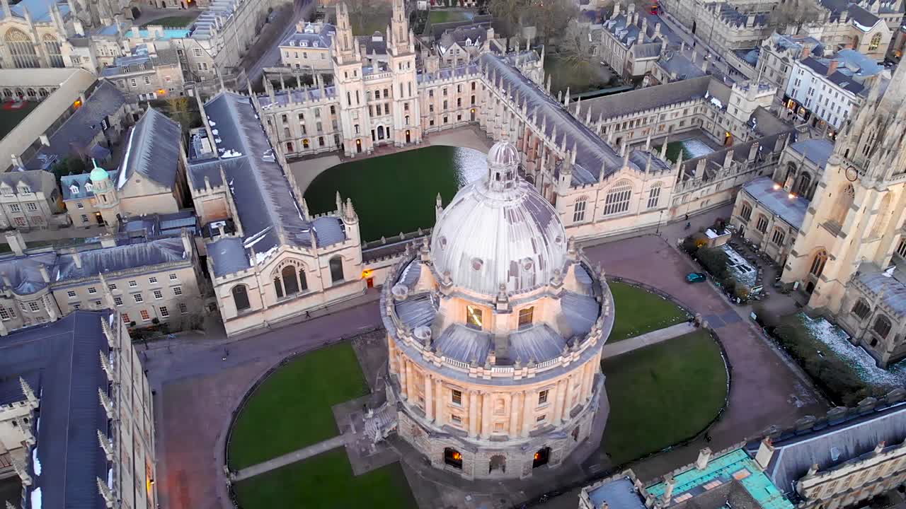 воздушный вид центрального оксфорда, соединенное королевство