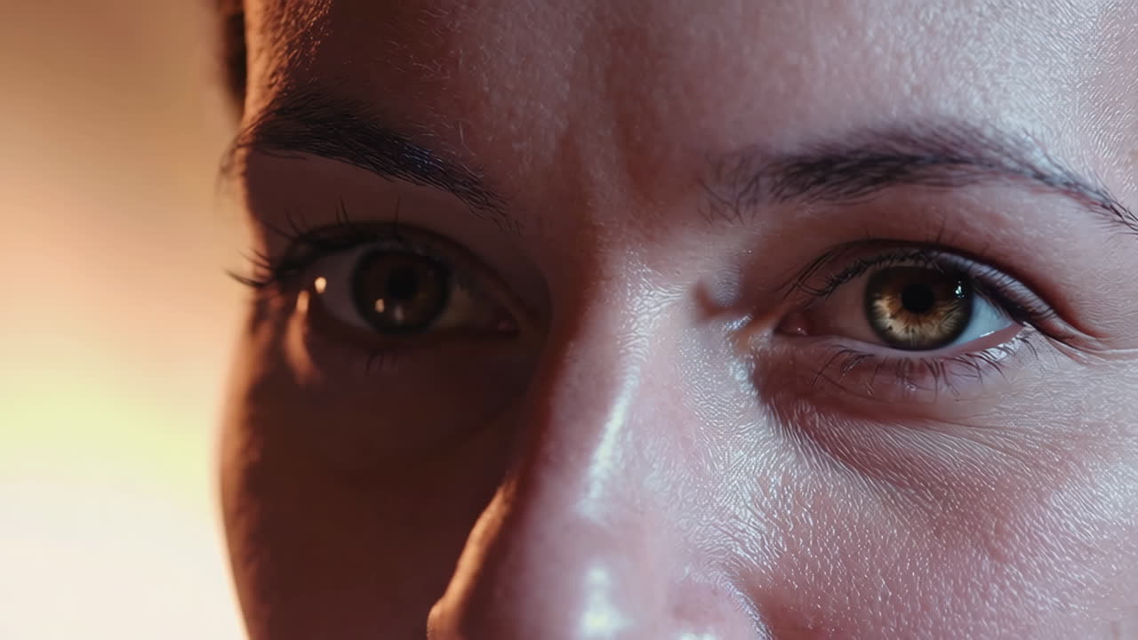 primer plano de la cara de una mujer