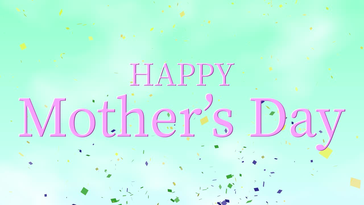 어머니의 날 메시지 선물 선물 모션 그래픽