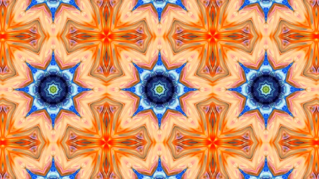 movimiento de fondo de kaleidoscopio abstractamente colorido