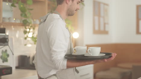 coffee shop, waiter service