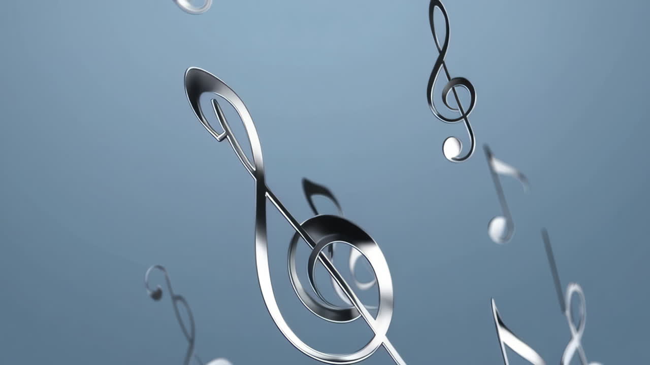 Floating Musical Notes