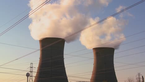 steam rises from the three mile island nuclear power plant