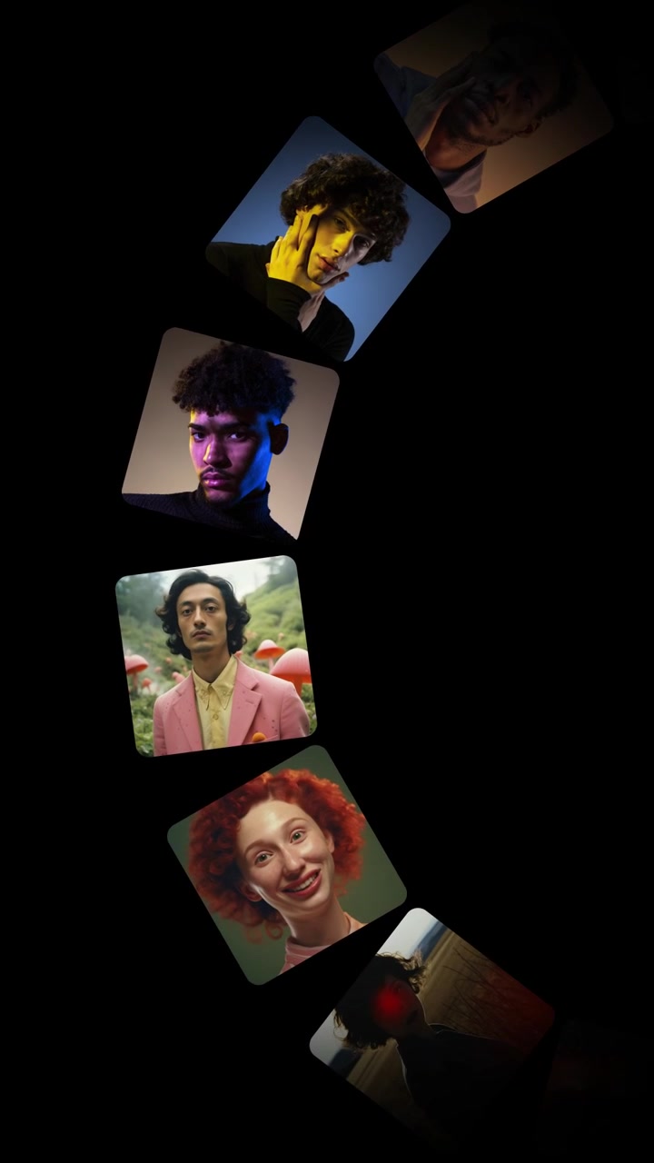Pacchetto carosello sognante con movimento morbido ed elegante per video lifestyle, moda, bellezza e brand creativi