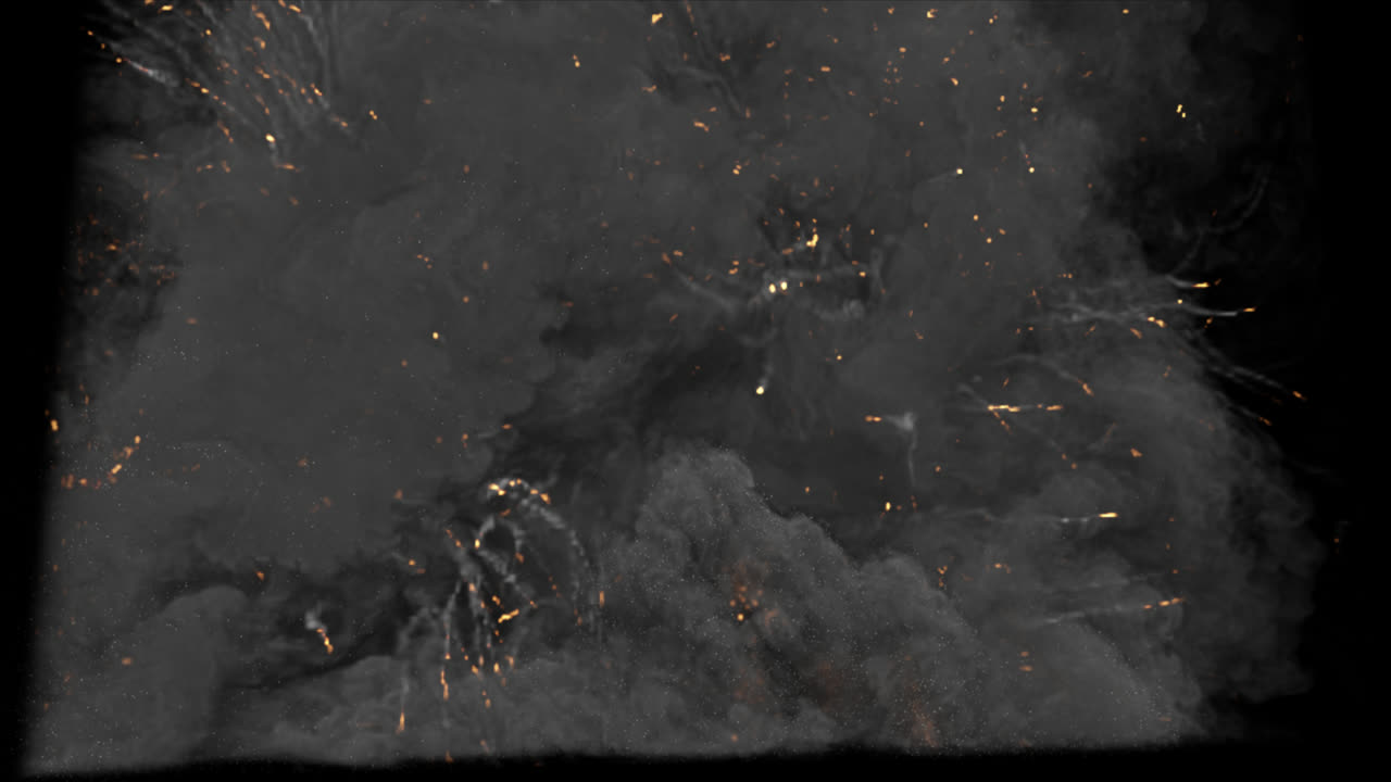 simulación de explosión