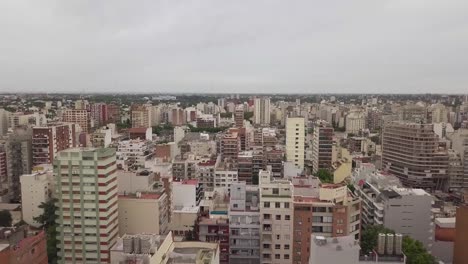 aerial view of the city, the villa urquiza neighborhood, buenos aires, argentina
