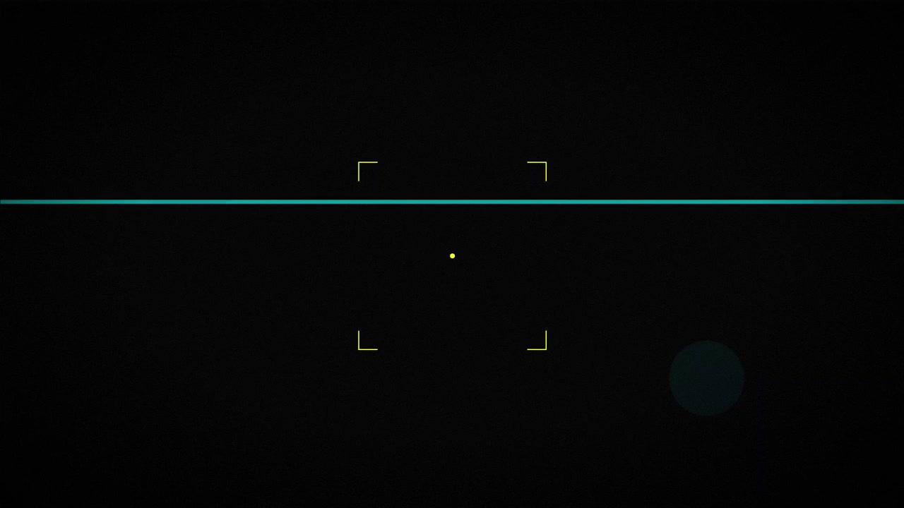 Digital Camera Viewfinder Interface with Glitch Effects